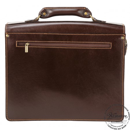 Кожаный портфель "Карьерист"  (коричневый)